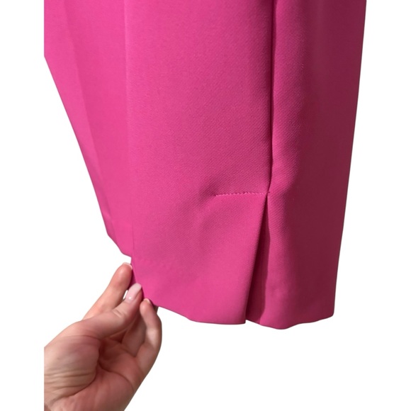 NWOT Loft High Rise Straight Pants Size‎ 10 Pink Barbie - Picture 4 of 8